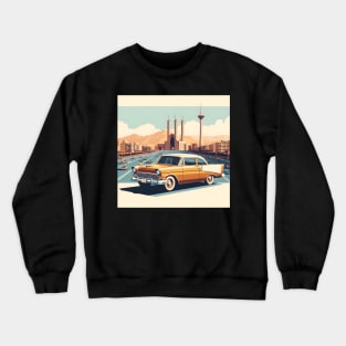 Classic car in Iran Crewneck Sweatshirt